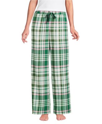 Women's Flannel Wide Leg Sleep Pants