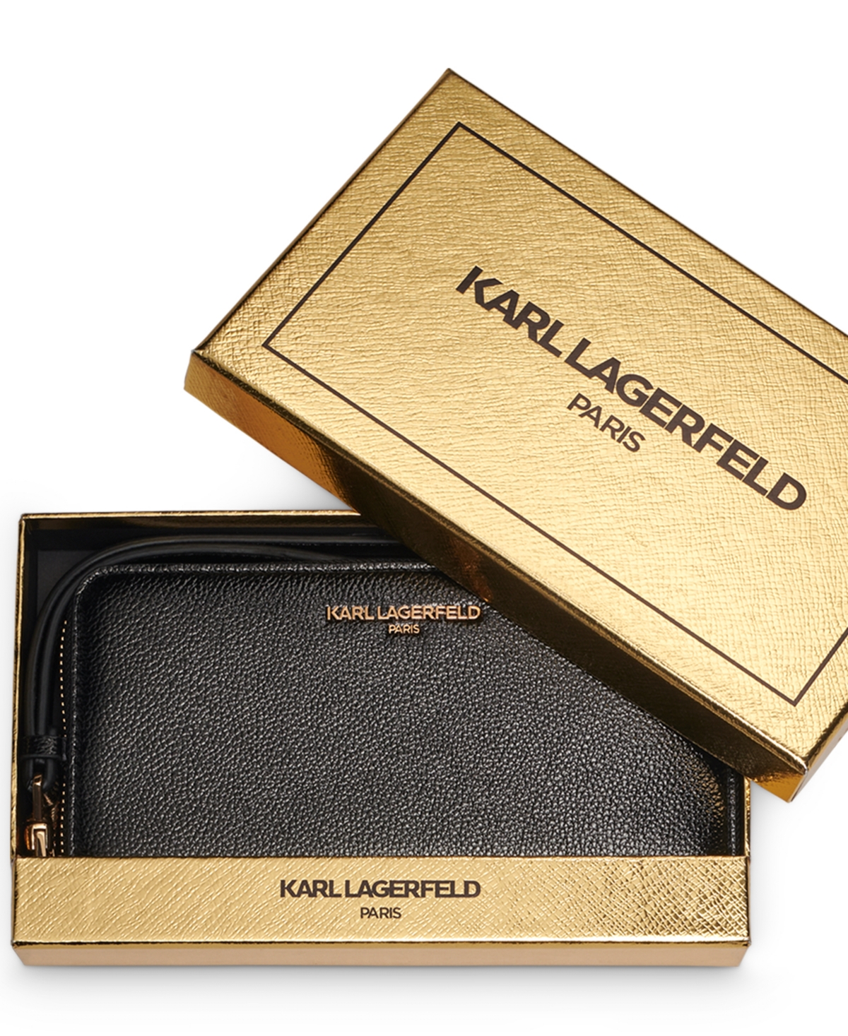 Karl Lagerfeld Boxed Wallet In Brown
