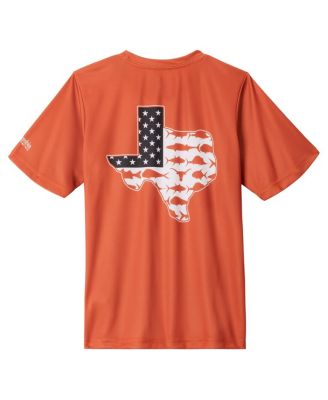 Big Boys and Girls Texas Orange Texas Longhorns Terminal Tackle Omni-Shade T-Shirt
