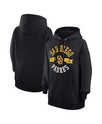 G-III 4Her by Carl Banks - Women's Black San Diego Padres City Graphic Pullover Hoodie