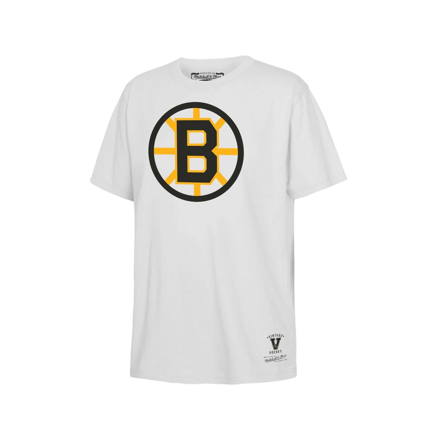 Детская футболка Mitchell & Ness Willie O'Ree White Boston Bruins Name & Number — фото 2