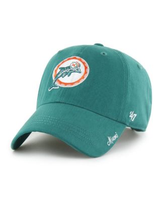 '47 Brand - Women's Aqua Miami Dolphins Legacy Miata Clean Up Adjustable Hat