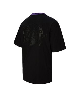 Men's and Women's Black Toronto Raptors Playmaker Logo T-Shirt