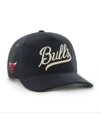 '47 Brand - Men's Black Chicago Bulls Golden Age Relaxed Corduroy Hitch Adjustable Hat