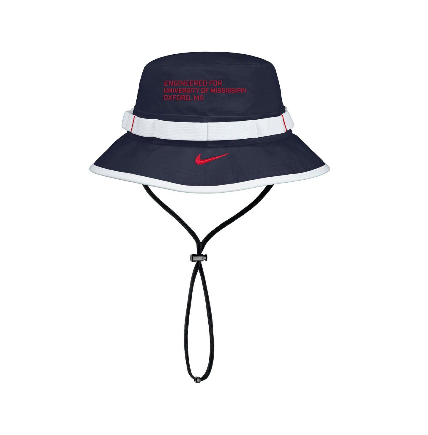 Мужская панама Nike Navy Ole Miss Rebels 2025 On-Field Boonie Performance Bucket Hat — фото 2