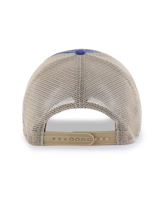 Men's Blue/Tan Dallas Mavericks Wabash Patch Clean Up Adjustable Hat