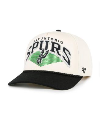 '47 Brand - Men's Cream/Black San Antonio Spurs Pomona Two-Tone Rope Hitch Adjustable Hat