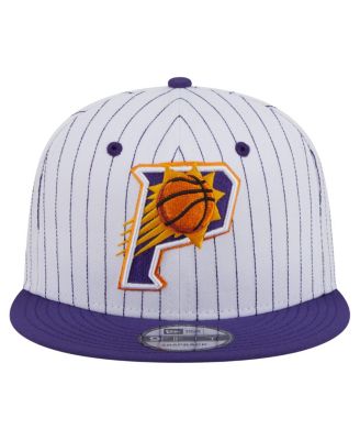 Men's White Phoenix Suns Deceptor Pinstripe 9FIFTY Snapback Hat