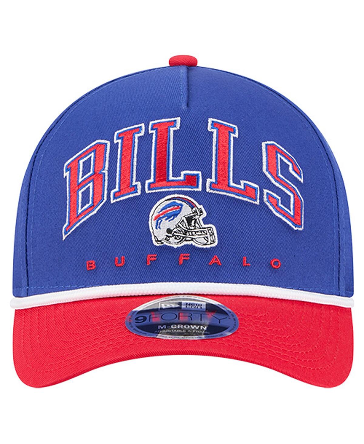 New Era Men's Royal Buffalo Bills Arch Coolera 9FORTY A-Frame Adjustable Hat
