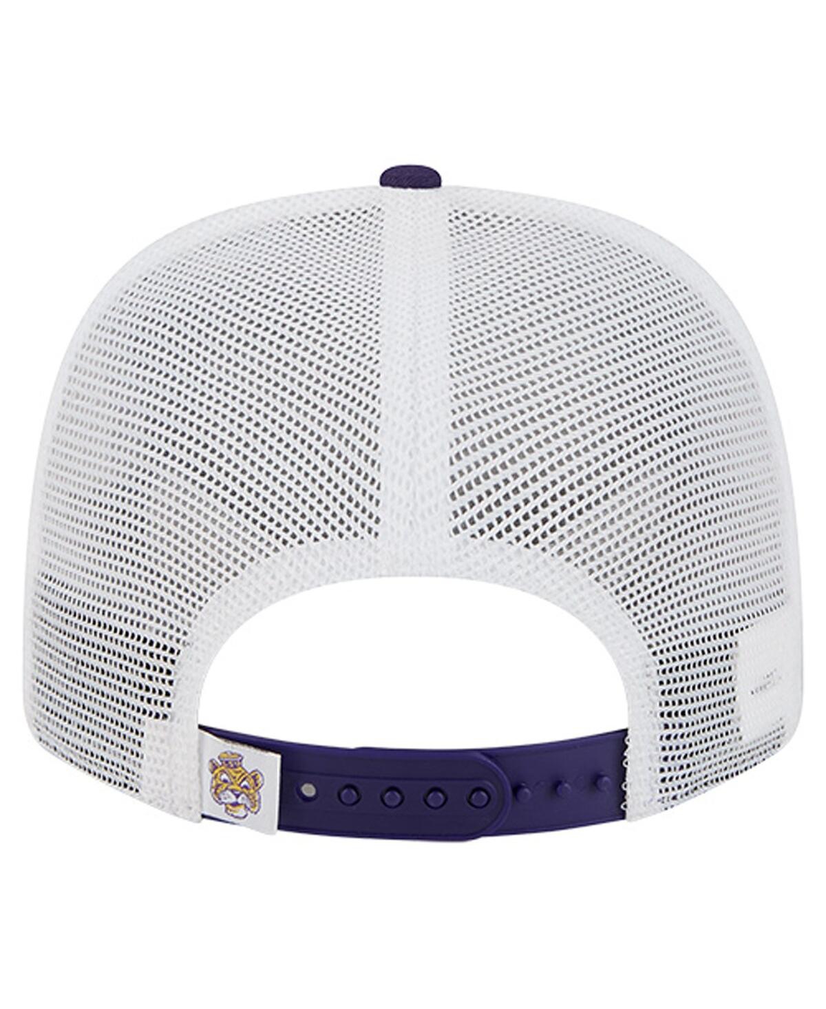 New Era Men's Purple Lsu Tigers Team 9SEVENTY Coolera Trucker Adjustable Hat