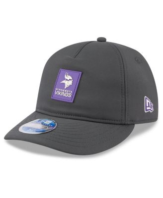 New Era - Men's Charcoal Minnesota Vikings 2025 Sideline Cold Weather Retro Crown 59FIFTY Fitted Hat