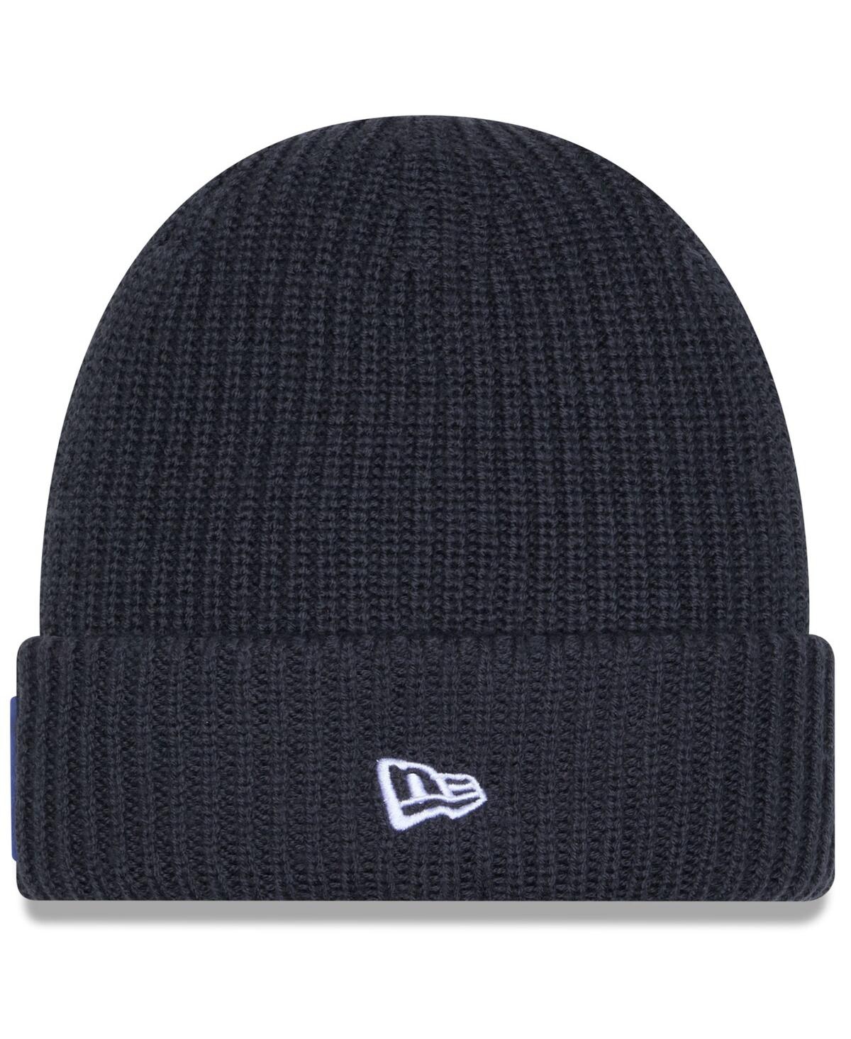 New Era Men's Charcoal New York Giants 2025 Sideline Cold Weather Cuffed Knit Hat