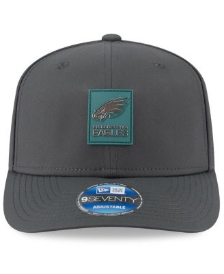 Men's Charcoal Philadelphia Eagles 2025 Sideline Cold Weather 9SEVENTY Adjustable Hat
