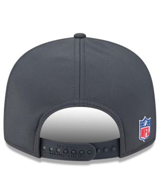 Men's Charcoal Miami Dolphins 2025 Sideline Cold Weather Split Panel 9FIFTY Snapback Hat