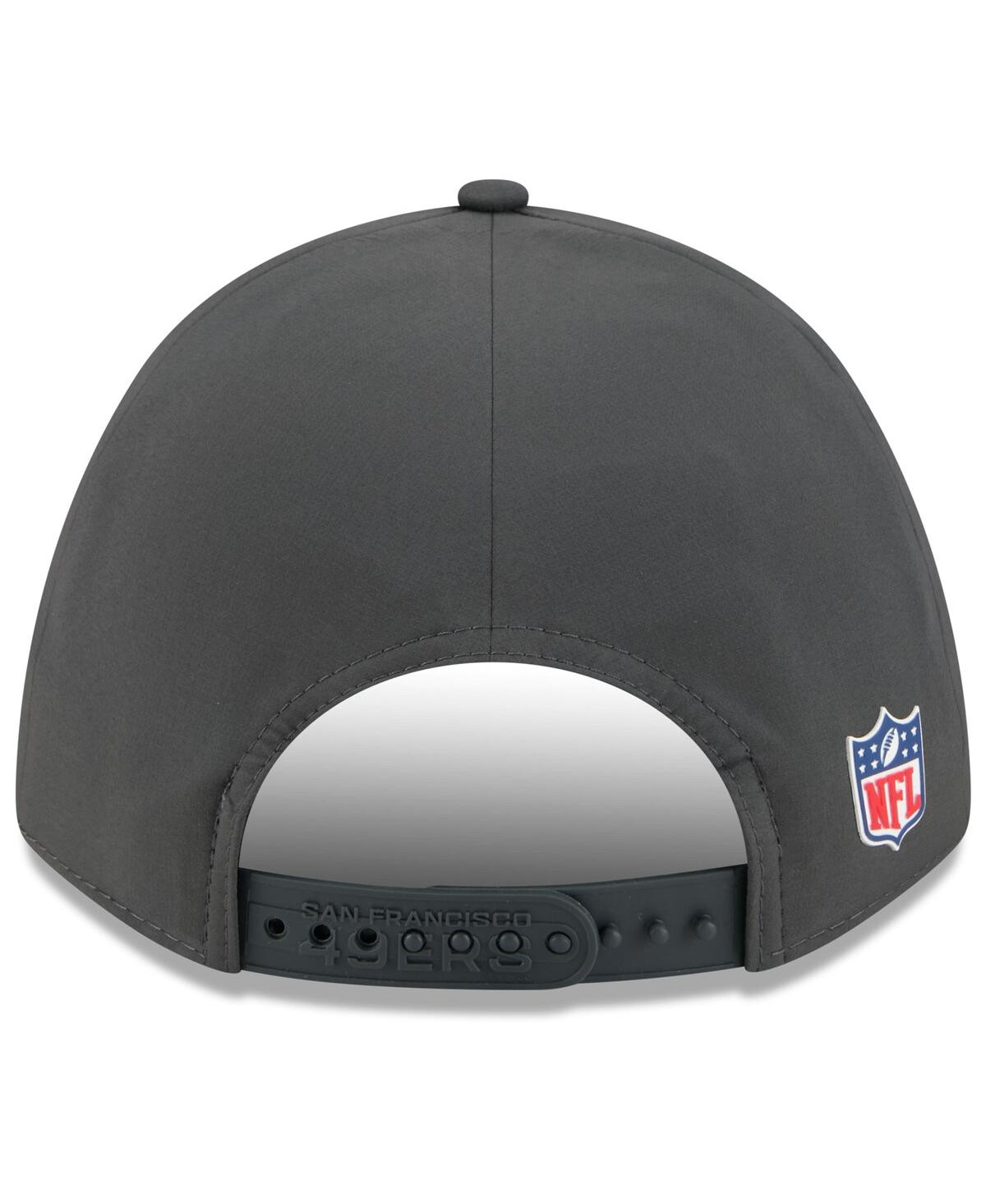 New Era Men's Charcoal San Francisco 49ers 2025 Sideline Cold Weather 9forty M-crown Adjustable Hat In Gray