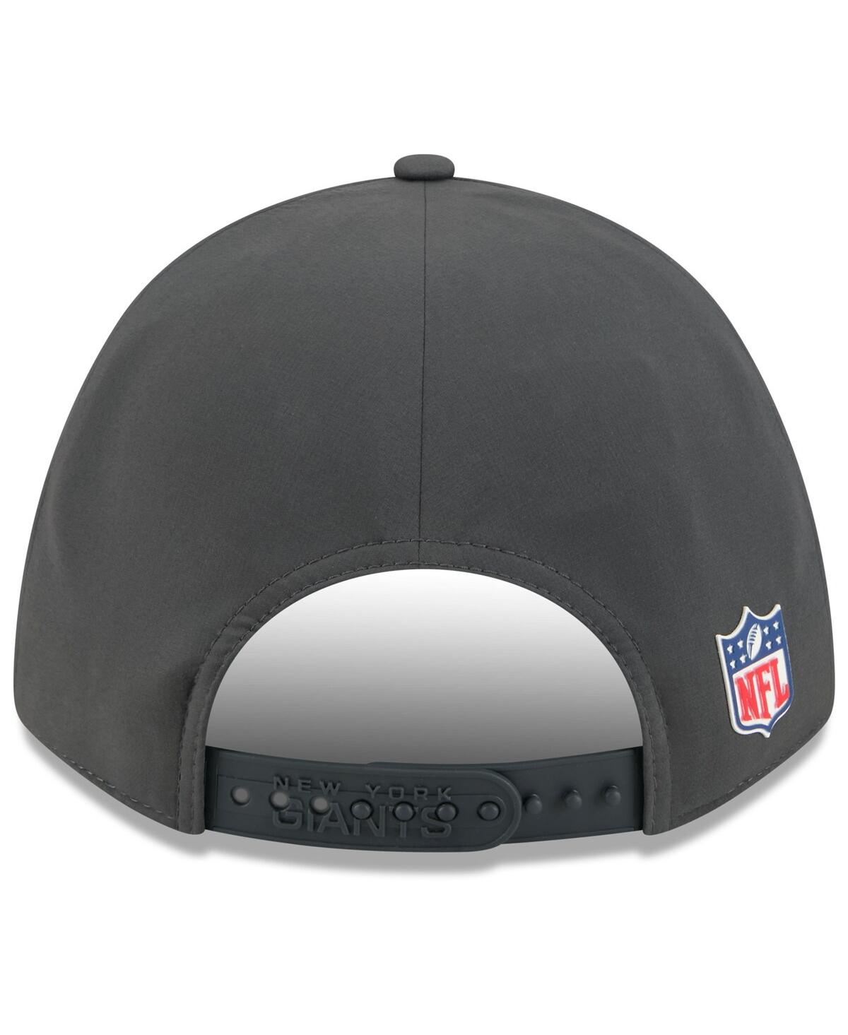 New Era Men's Charcoal New York Giants 2025 Sideline Cold Weather 9forty M-crown Adjustable Hat In Black