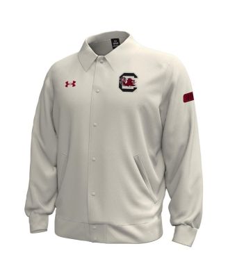 Men's Stone South Carolina Gamecocks Gameday Icon Full-Snap Fleece Jacket