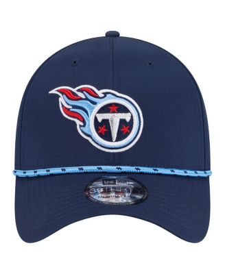 Men's Navy Tennessee Titans Perforated 39THIRTY Flex Hat