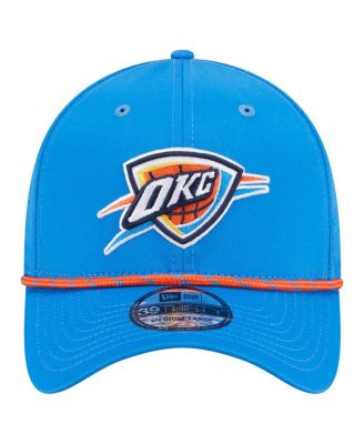 Men's Blue Oklahoma City Thunder Featherweight Poly Rope Flex 39Thirty Hat