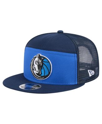 New Era - Men's Blue/Navy Dallas Mavericks Outdoor Split Panel 9FIFTY Snapback Hat