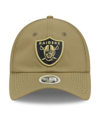 Women's Green Las Vegas Raiders 2025 Salute to Service Pony Tail Adjustable Hat