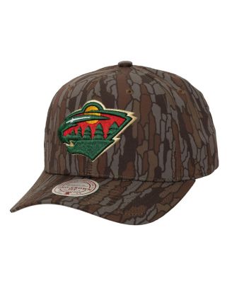 Mitchell & Ness - Men's Camo Minnesota Wild Hidden Camo Pro Crown Adjustable Hat