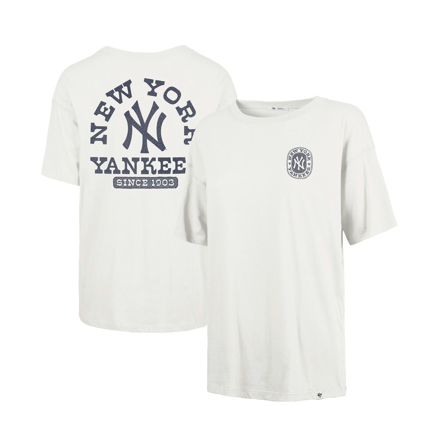 Женская футболка '47 Brand Natural New York Yankees Back Canyon Sadie — фото 1