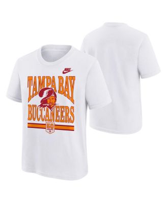 Outerstuff - Big Boys and Girls White Tampa Bay Buccaneers 50th Anniversary T-Shirt