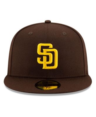 Men's Brown San Diego Padres 2025 MLB Postseason Side Patch 59FIFTY Fitted Hat