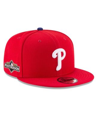 New Era - Men's Red Philadelphia Phillies 2025 MLB Postseason Side Patch 9FIFTY Snapback Hat