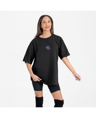 Gameday Couture - Women's Black South Carolina Gamecocks Oversized Back at Ya T-Shirt