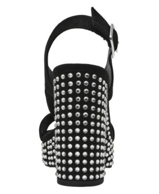 Women's Hayylo Embellished Block Heel Sandals, Macy's Exclusive