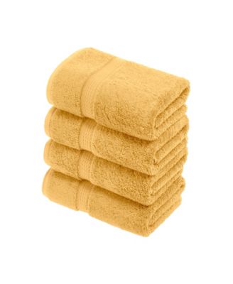 100% Egyptian Cotton 4-Piece Hand Towel Set