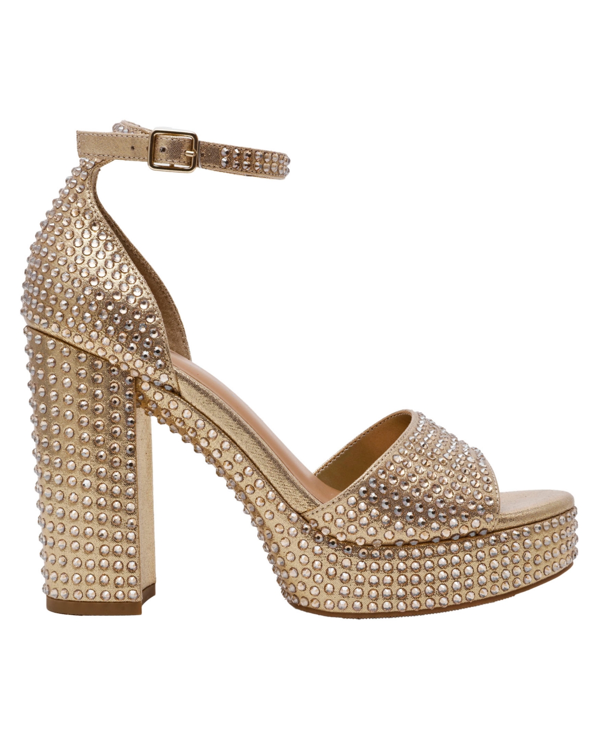 Wild Pair Women's Hanalaur Round Toe Sandals, Macy's Exclusive In Gold