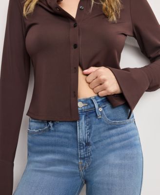 Women's Mini Flare High-Rise Jeans, Regular and Plus