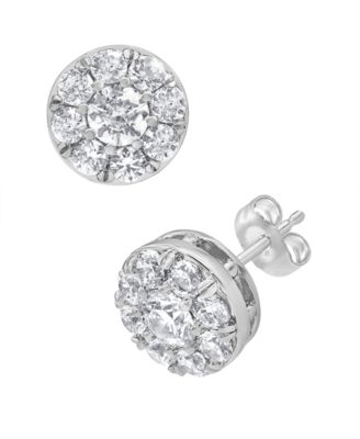 Macy's - Diamond Stud Earrings (2 ct. t.w.) in 14K White Gold