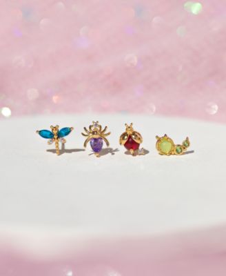 Crystal Multi-Color Bug Me Stud Set