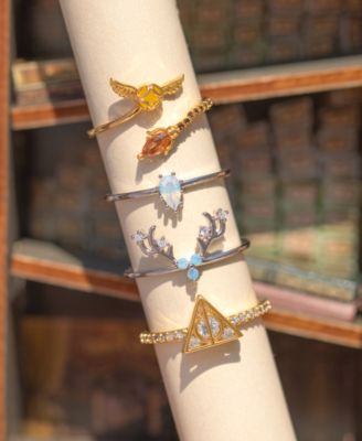 Harry Potter Patronus Crystal Ring Set