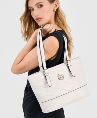 Large Quilted Tulip Tote