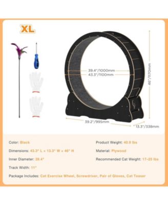 43.3'' Cat Wheel for Indoor Cats