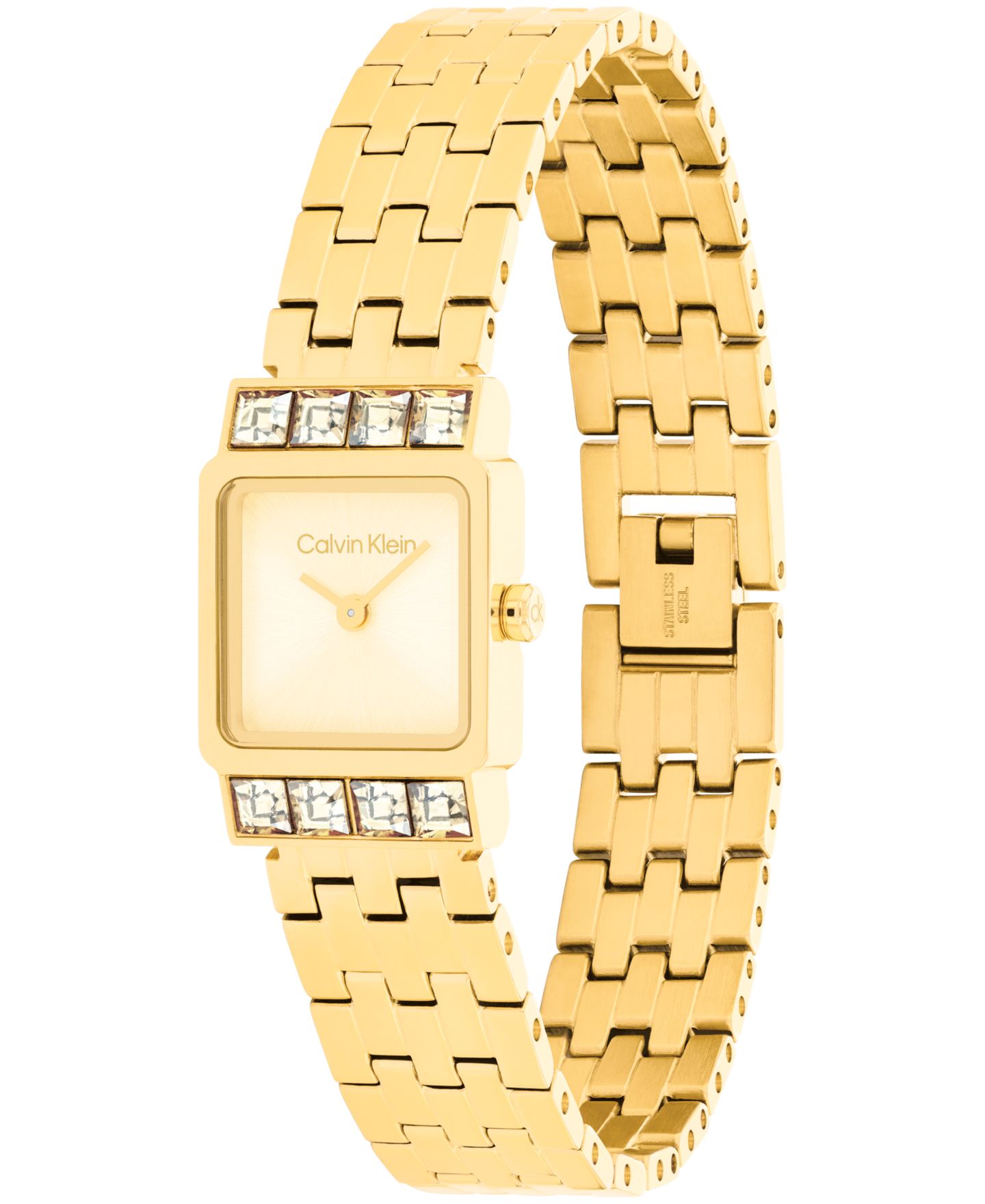 Женские часы Calvin Klein Poise Gold Tone Stainless Steel Bracelet Watch, 16mm — фото 2