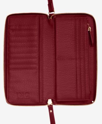 Hazell Pieced Zip Around Wallet, Exclusively at Macy's 