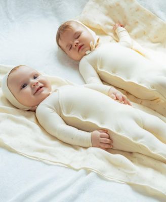 Kids Bamboo Floral Patch Footie Sleeper