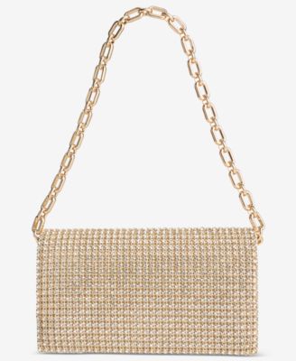 I.N.C International Concepts Diamond Mesh East/West Clutch
