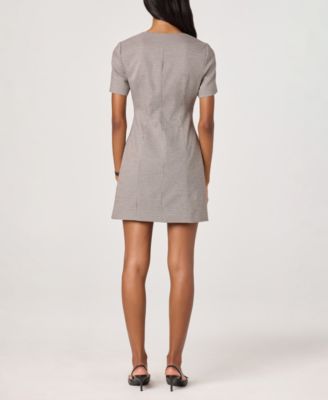 Women's Square Neck Button Up Dress