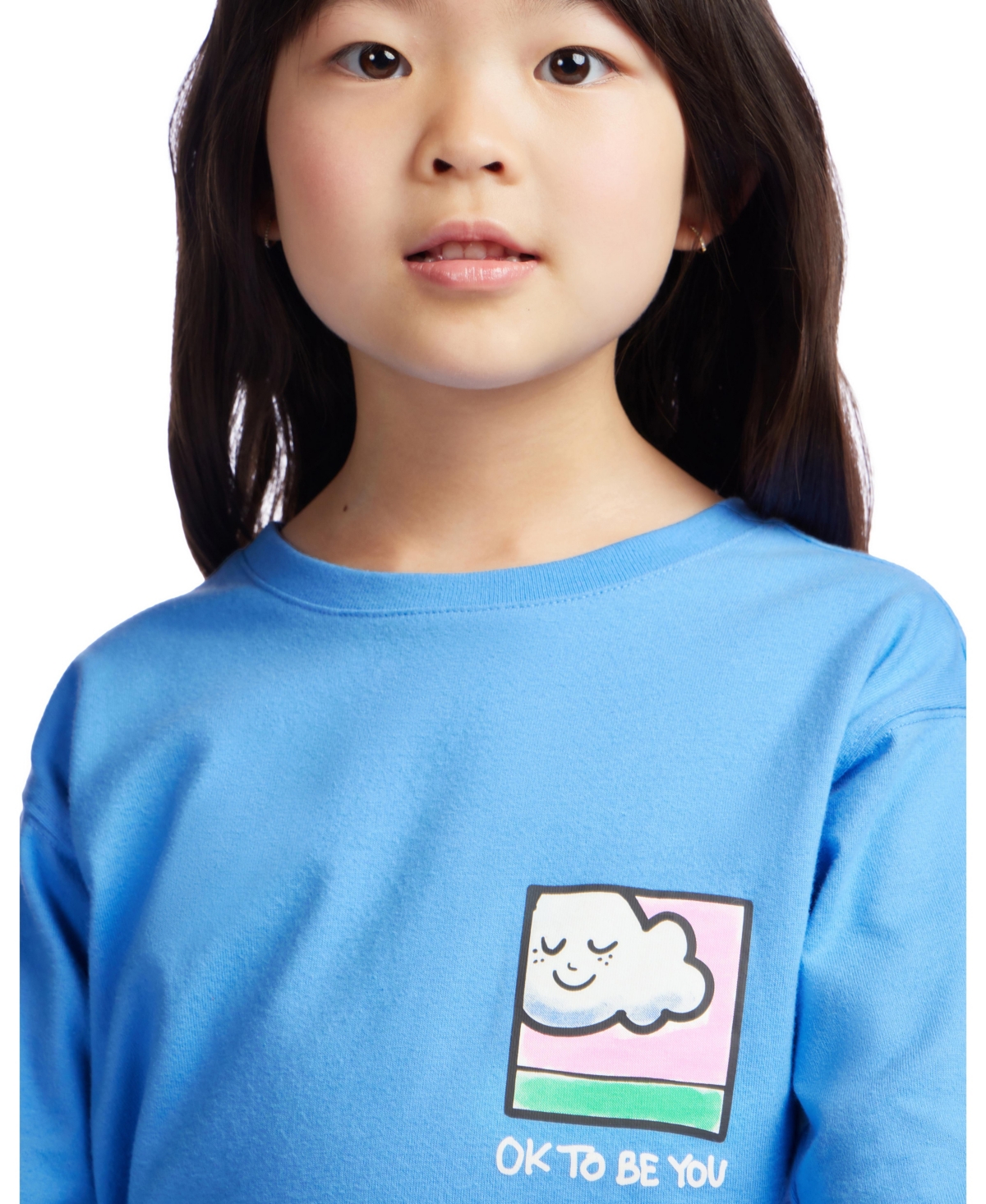 Color Lab Girls 3t-7 Printed Long Sleeves T-shirt In Purple