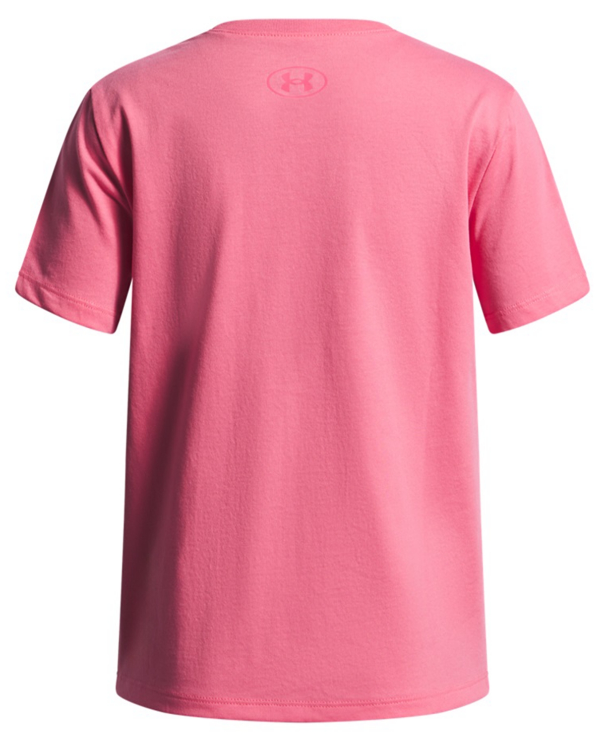 Under Armour Girls 6-16 Short-sleeves Rival Shimmer T-shirt In Pink