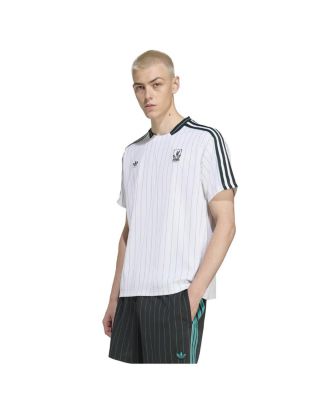 adidas - Men's and Women's White Liverpool Terrace Icons Jersey