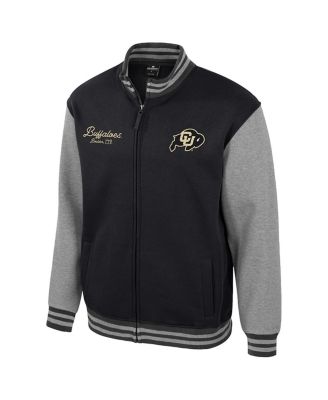 Men's Black Colorado Buffaloes Ambi-Turner Full-Zip Varsity Jacket
