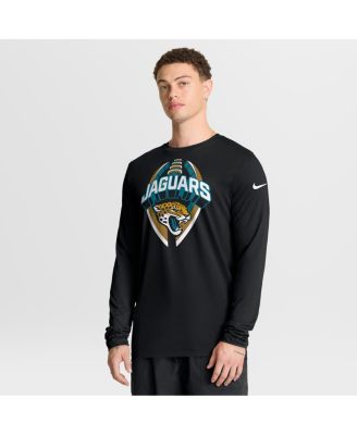 Nike - Men's Black Jacksonville Jaguars Primetime Legend Icon Performance Long Sleeve T-Shirt